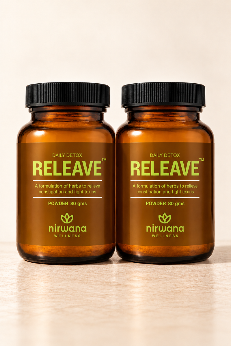 Releave Ayurvedic Digestive Powder ( Pack of 2) | Gentle Herbal Cleanse